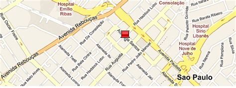 alameda santos mapa.
